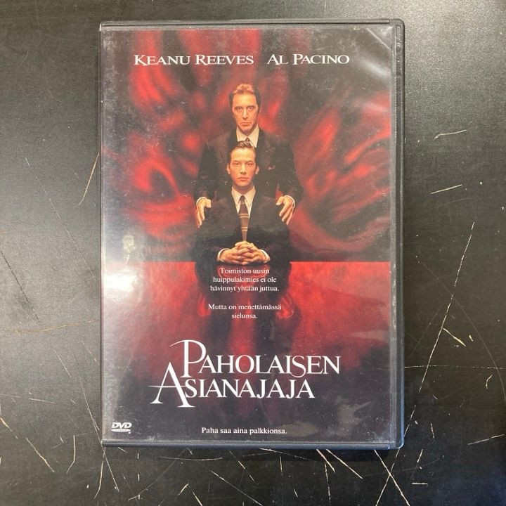 Paholaisen asianajaja DVD (VG+/M-) -jännitys-